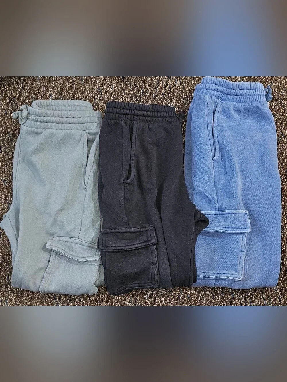 ​Boys Wonder Nation Cargo Jogger Pants Bundle (3 Pack) - Size M